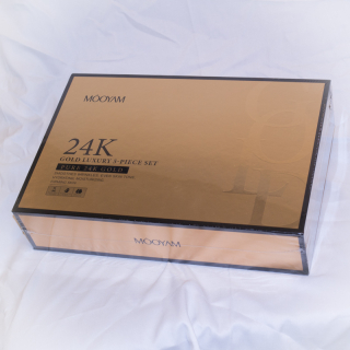 Mooyam 24K GOLD LUXURY – 5 dílná sada péče o pleť